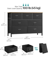 Slickblue Dresser for Bedroom Storage Organizer with Stylish and Functional Design with 7 Drawers