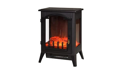 Slickblue Electric Fireplace: Adjustable Heat Settings & Realistic Flame Effect