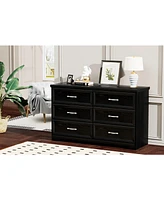 Slickblue Modern 3-Drawer Bedroom Chest with 6-Drawer Dresser - Sleek and Versatile Storage