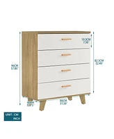 Slickblue Drawer Dresser Cabinet – Versatile Bar Cabinet for Storage and Organization