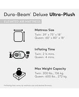 Intex 64427ED Dura-Beam Deluxe Ultra Plush Air Mattress with Built-in Pump, Twin