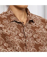 Lined Halo-Striped Shirt