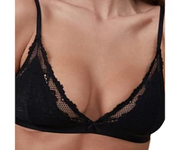 Cotton On Women's Everyday Lace Triangle Padded Bralette