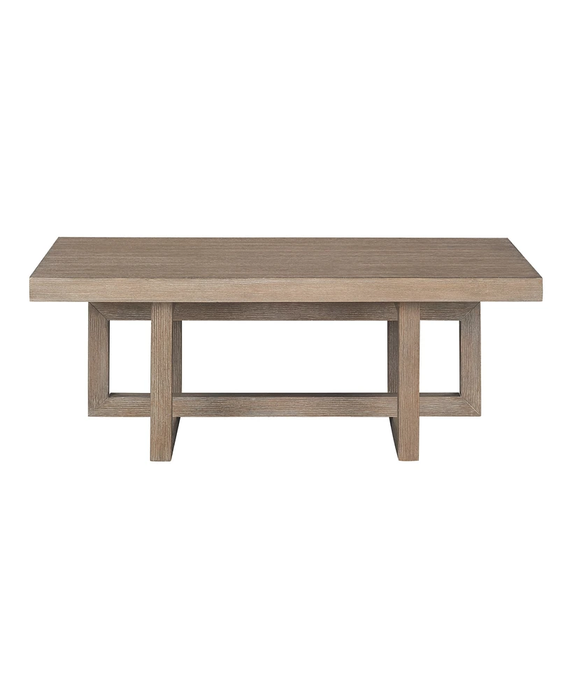 Portmore 48" Rectangle Wood Cocktail Table - Two