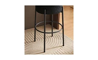 Slickblue 30" Tall Round High Bar Stools Set of 2 for Stylish and Elevated Seating