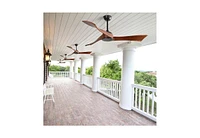 Sofucor 52" Propeller Ceiling Fan without Lights Remote Control