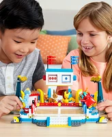 Pokemon Mega Training Stadium Building Toy Kit with 5 Action Figures, 1101 Pieces