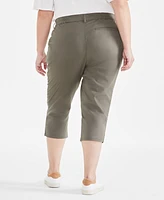 Style & Co Women's Mid-Rise Comfort Waist Capri Pants, Created for Macy's