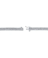 Diamond Double Row Tennis Bracelet (5 ct. t.w.) in 14k White Gold