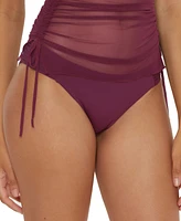 Becca Women's Muse Side-Ruched Bikini Bottoms