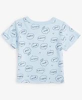 First Impressions Baby Boys Short-Sleeve Word Bubble Printed T-Shirt, Created for Macy's