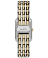 Fossil Women's Raquel Three-Hand Date Two-Tone Stainless Steel Watch and Bracelet Set, 23mm