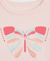 First Impressions Baby Girls Short-Sleeve Butterfly Graphic T-Shirt, Exclusively at Macy's