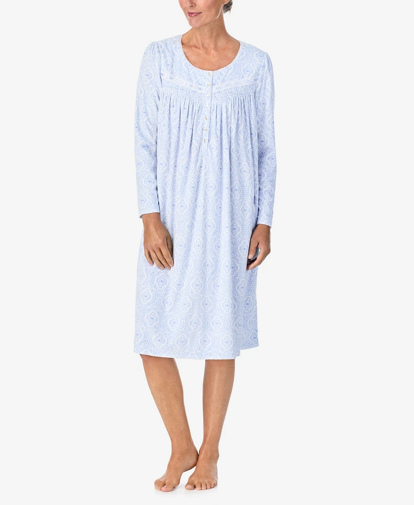 Aria Women's Long Sleeve Nightgown