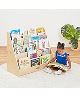 ECR4Kids Single-Sided Book Display, Natural