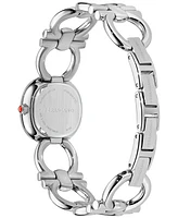 Ferragamo Women's Double Gancini Stainless Steel Link Bracelet Watch 25mm