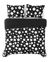 Truly Soft Sophia Dot -Pc. Duvet Cover Set