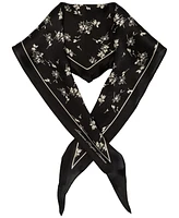 Lauren Ralph Ink Floral Small Diamond Scarf