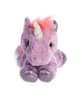 Aurora Medium Electra Unicorn Sparkle Tales Enchanting Plush Toy Purple 12"