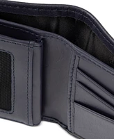 Men's Guess Cube Embossed Leather Wallet
