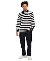Nike Men's Long-Sleeve Striped Polo Shirt
