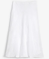 On 34th Women's Embroidered Eyelet Pull-On Midi Skirt, Exclusively at Macy's