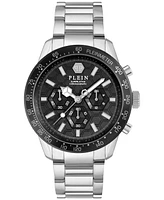 Philipp Plein Men's Chronograph Pleinmeter Stainless Steel Bracelet Watch 44mm