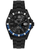 Philipp Plein Men's Gmt Black Ion-Plated Stainless Steel Bracelet Watch 44mm