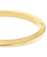 Calvin Klein Gold-Tone Stainless Steel Twist Bangle Bracelet