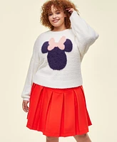 Disney | Macy's Plus Minnie Majorette Fuzzy Sweater, Created for