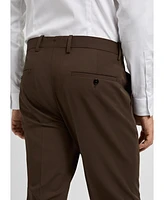 Mango Men's Stretch Fabric Super Suit Pants