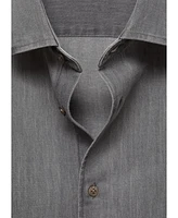 Mango Men's Cotton Chambray Shirt