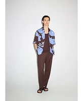 Mango Men's Printed Cotton Shirt