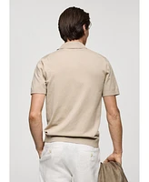 Mango Men's Fine-Knit Polo Shirt