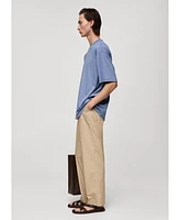 Mango Men's Regular Cotton Pants