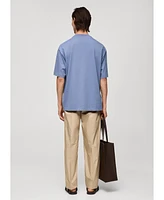 Mango Men's Regular Cotton Pants