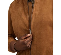 Lucky Brand Men's Suede Bomber Jacket