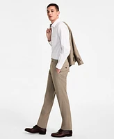 B by Brooks Brothers Men's Wool-Blend Stretch Classic-Fit Suit Separates Pant