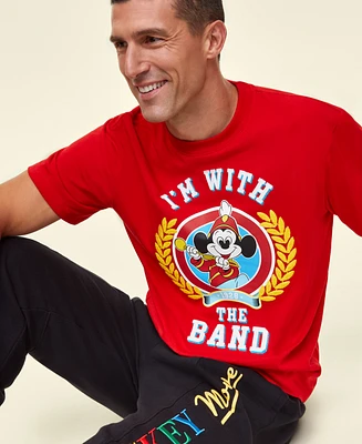 Disney | Macy's Adult Unisex Mickey Mouse I'm with The Band Graphic T-Shirt, Exclusively at Macy's