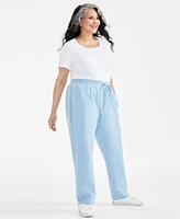 Style & Co Plus Knit Pull-On Pants, Created for Macy's