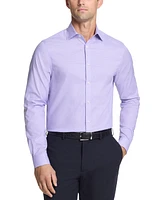 Michael Kors Men's Regular Fit Comfort Stretch Ultra Wrinkle-Resistant Solid Dress Shirt