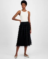 And Now This Women's Tulle Ruffle Midi Skirt, Exclusively at Macy's