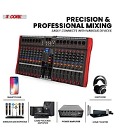 5 Core Audio Mixer 16 Channel Dj Controller Professional Sound Board Bluetooth Usb Mx 16CH