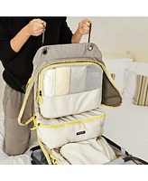 Bagsmart TravelEase 4-in-1 Family Travel Packing Cubes Beige