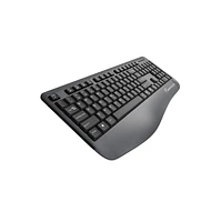 Impecca Wireless Keyboard and Mouse Combo with Palm Rest "“ Black