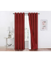 GoodGram 2 Pack Double Layered 100% Blackout Window Curtains - 50 in. W x in. L