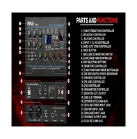 Pyle Professional Usb Audio Interface with Mic/Line, Guitar, Aux, and Rca Inputs
