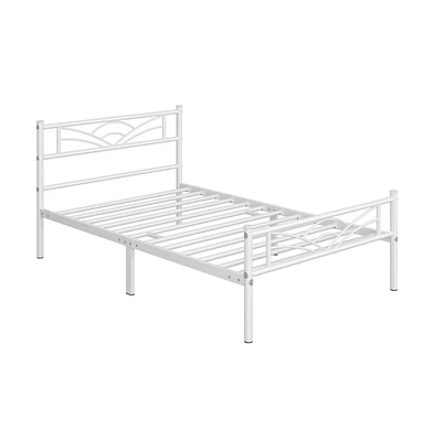 Yaheetech Platform Bed Frame with Metal Slats