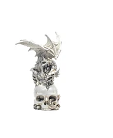 Fc Design 9.25"H Dragon on Skull Figurine Decoration Home Decor Perfect Gift for House Warming, Holidays and Birthdays