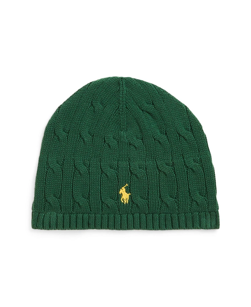 Polo Ralph Lauren Little and Toddler Boys Cable-Knit Cotton Hat